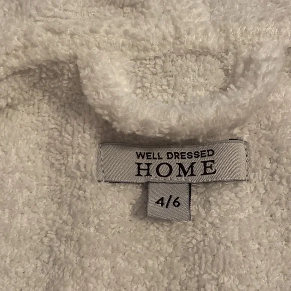 Girls Terrycloth Robe Size 4/6 - Picture 3 of 5